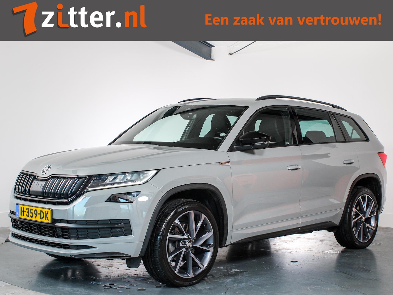 Skoda Kodiaq - 1.5 TSI Sportline Business 7-Persoons, Trekhaak, Canton, Sportstoelen, Trekhaak! - AutoWereld.nl