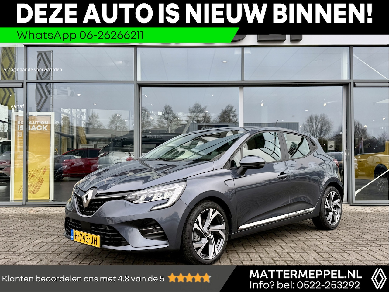 Renault Clio - TCe 100 Zen | NAVI | Parkeerhulp | 17 inch | Apple CarPlay/Android Auto - AutoWereld.nl