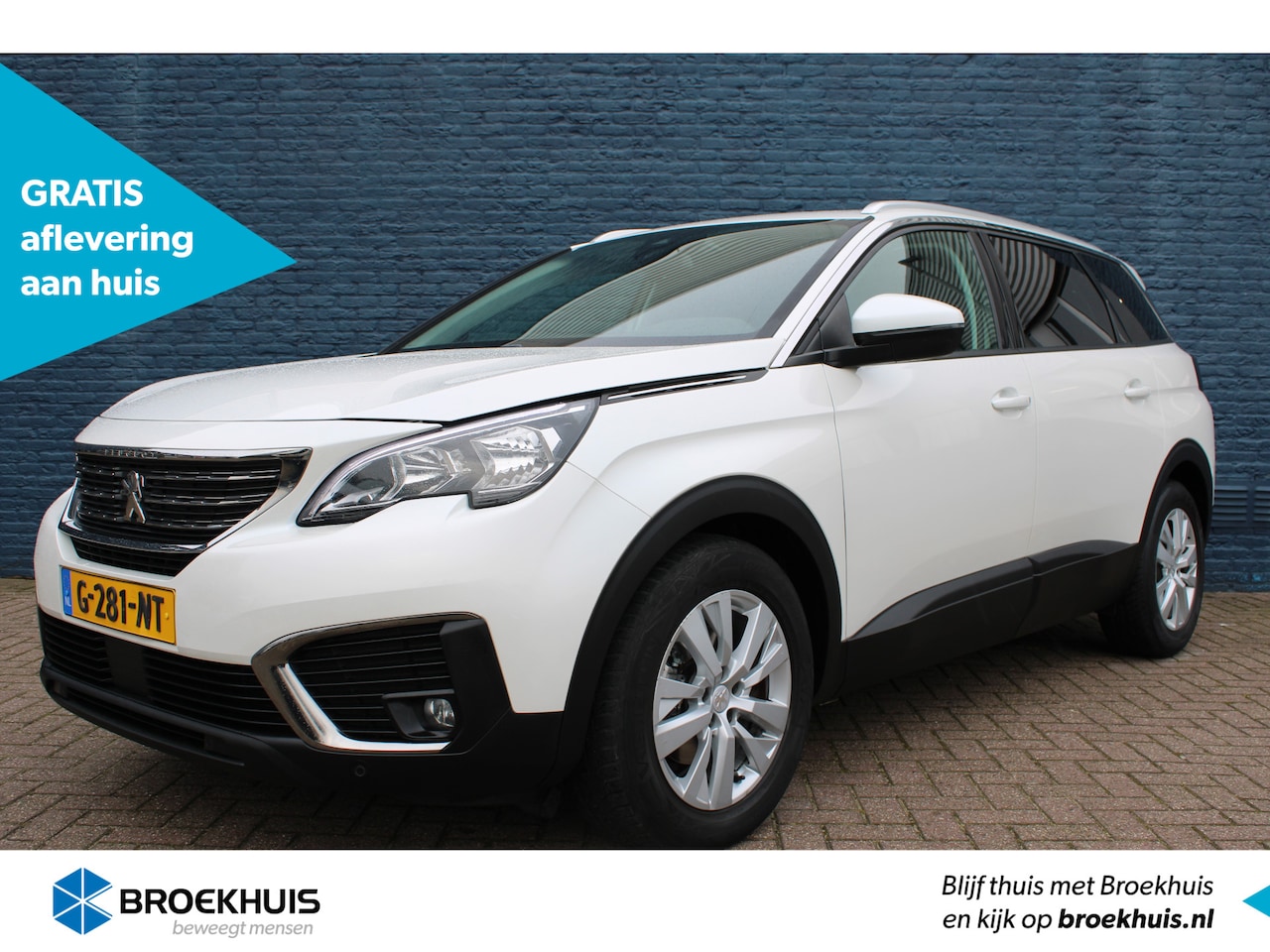 Peugeot 5008 - SUV 1.2 PureTech 130pk Blue Lease Executive 7p | Navigatie | Bluetooth | Apple carplay | L - AutoWereld.nl