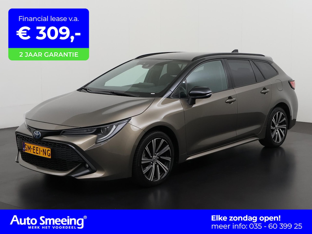 Toyota Corolla Touring Sports - 1.8 Hybrid Premium Bi-Tone | Head Up | Stuur & Stoelverwarming | Zondag Open! - AutoWereld.nl