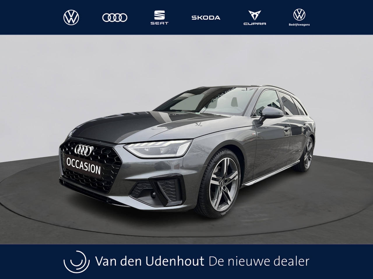 Audi A4 Avant - 35 TFSI 150Pk S Edition Competition / Parkeerhulp V+A / Zwenkbare Trekhaak - AutoWereld.nl