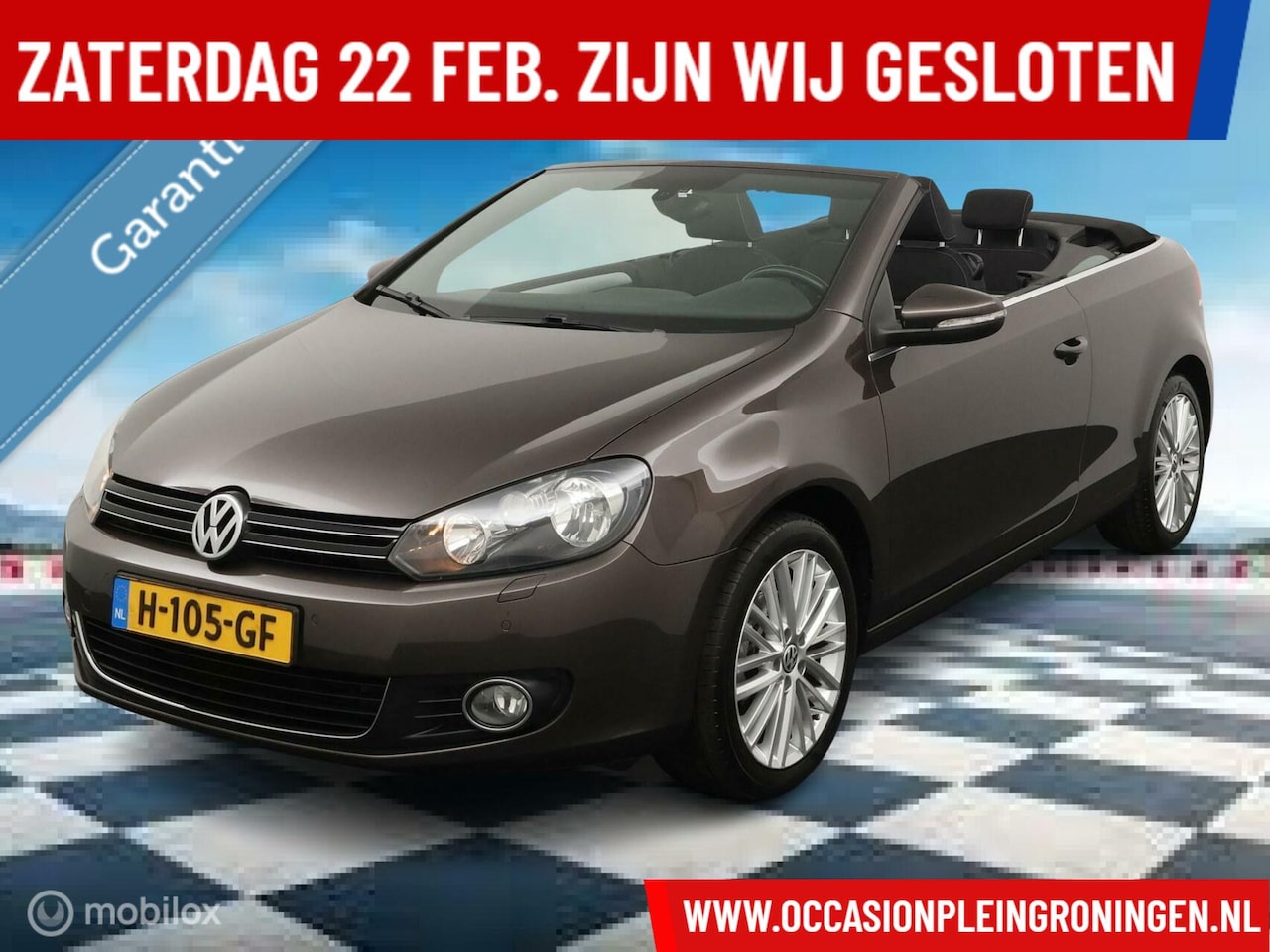 Volkswagen Golf Cabriolet - 1.2 TSI BlueMotion Cup Edition - AutoWereld.nl