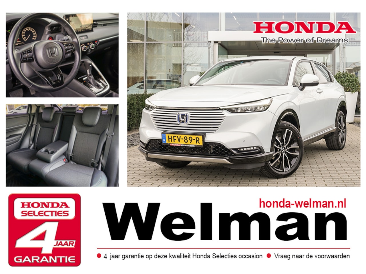 Honda HR-V - 1.5i e:HEV ADVANCE - PRIVACY GLASS - HYBRID - AUTOMAAT - AutoWereld.nl