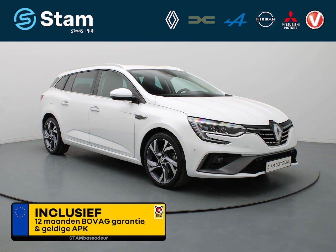 Renault Mégane E-Tech - Estate Plug-In Hybrid 160 R.S. Line Climate control | Head-up display | Navig - AutoWereld.nl