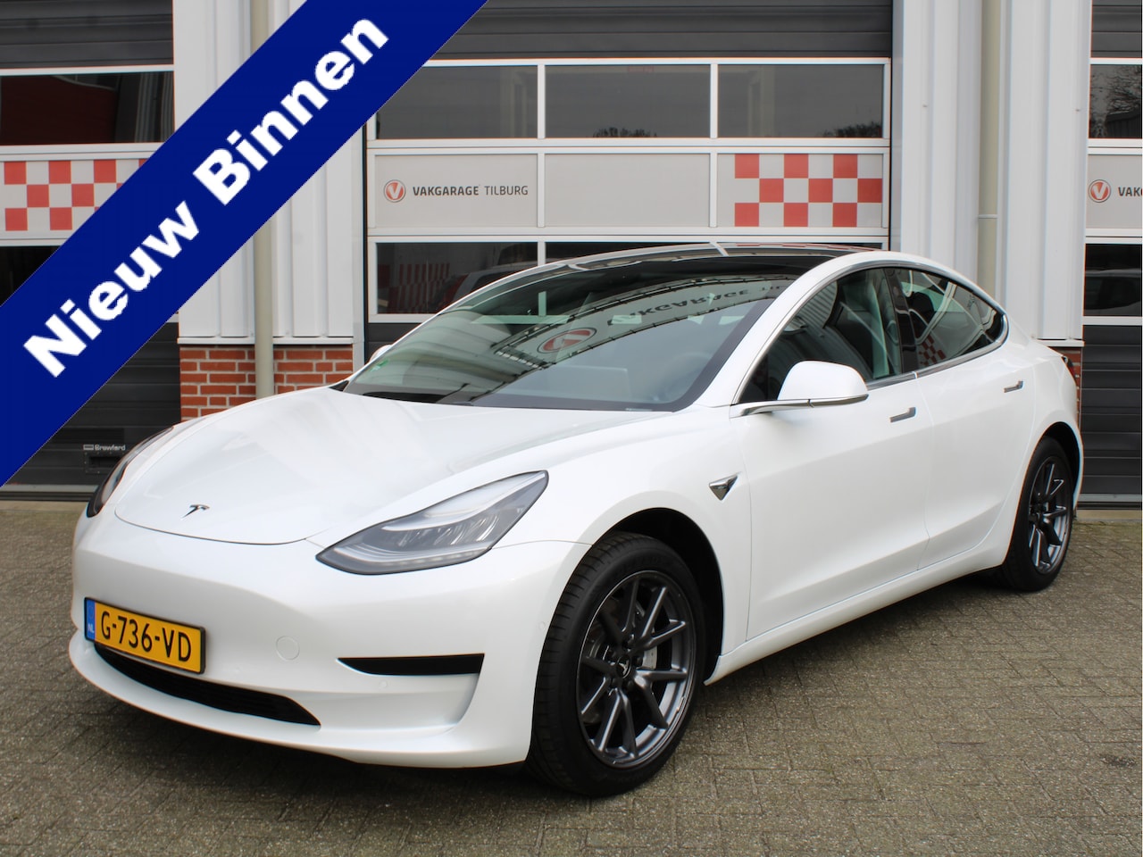 Tesla Model 3 - Standard RWD Plus 60 kWh 1e Eig./Autopilot/Panoramadak/NAVI/PDC/Leder/Adaptive Cruise/Stoe - AutoWereld.nl