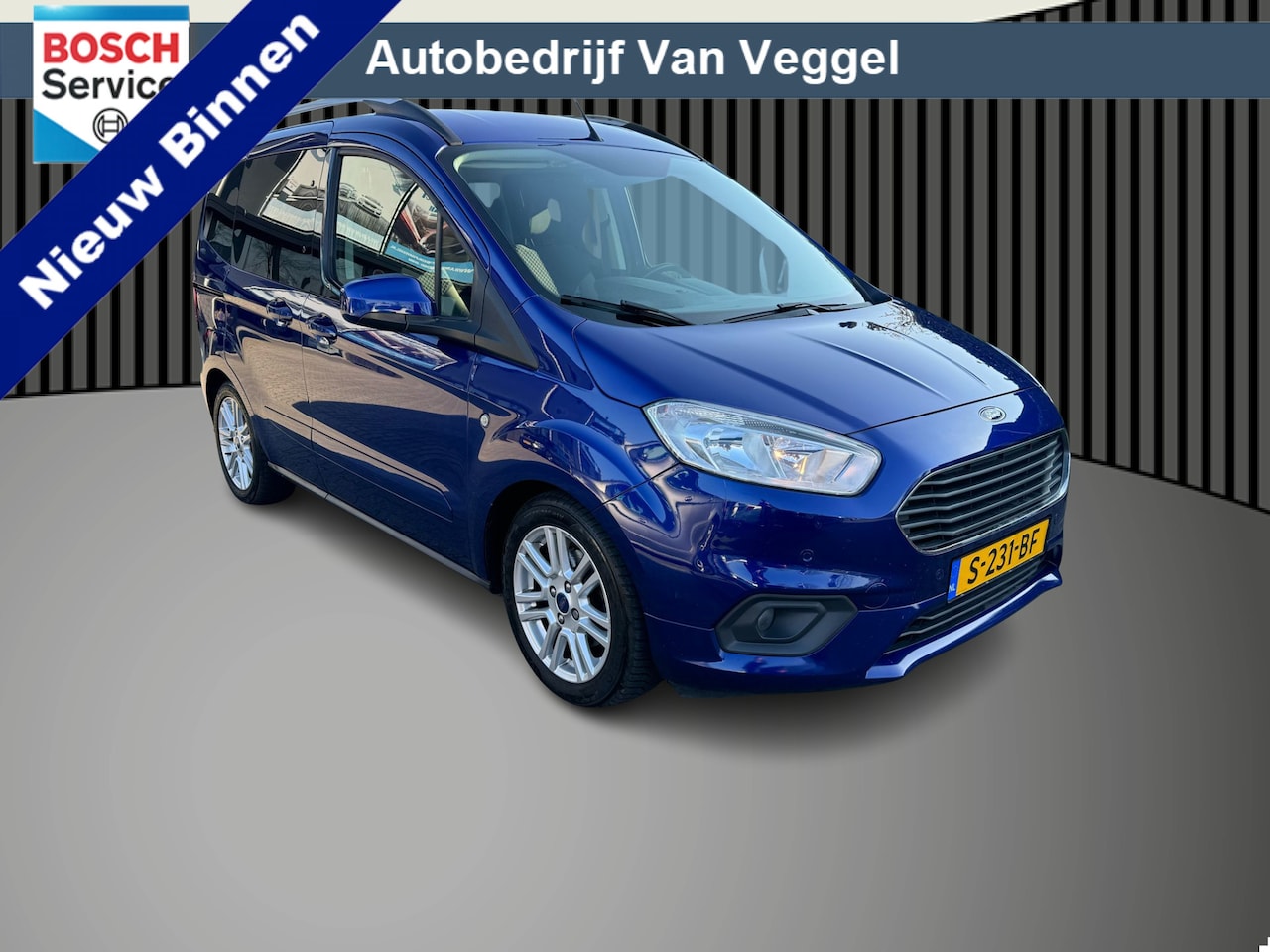 Ford Tourneo Courier - 1.0 Titanium trekhaak, clima, stoelverw, airco - AutoWereld.nl