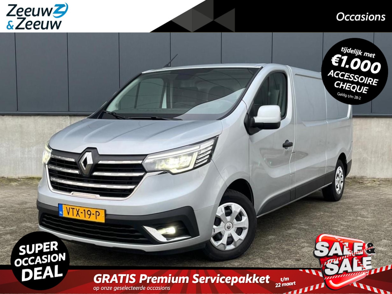 Renault Trafic - 2.0 - 130PK dCi T30 L2H1 Work Edition | BPM VRIJ | Parkeersensoren | Navi | Airco | Apple - AutoWereld.nl