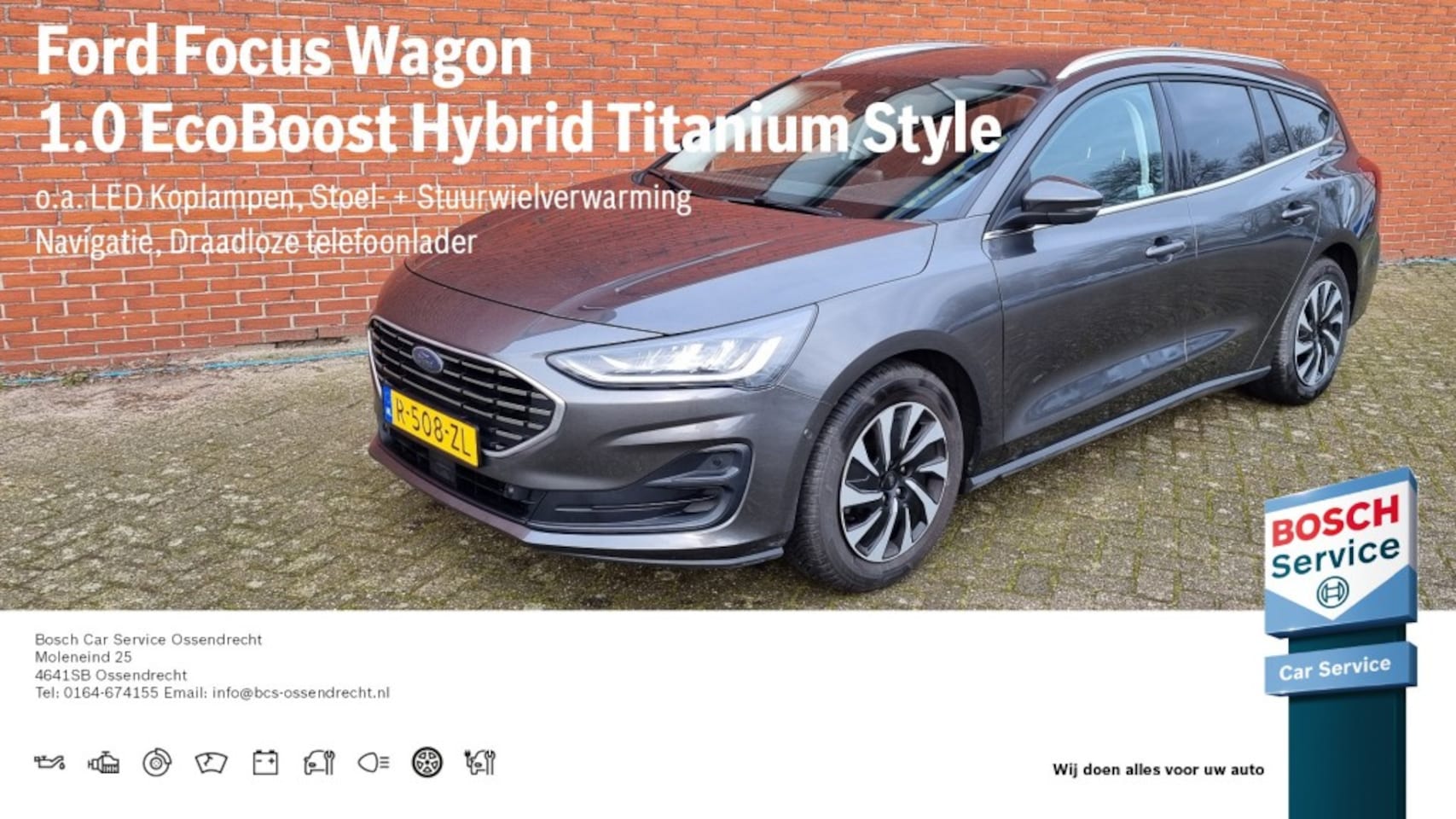 Ford Focus - 1.0 EBH TITANIUM ST. - AutoWereld.nl