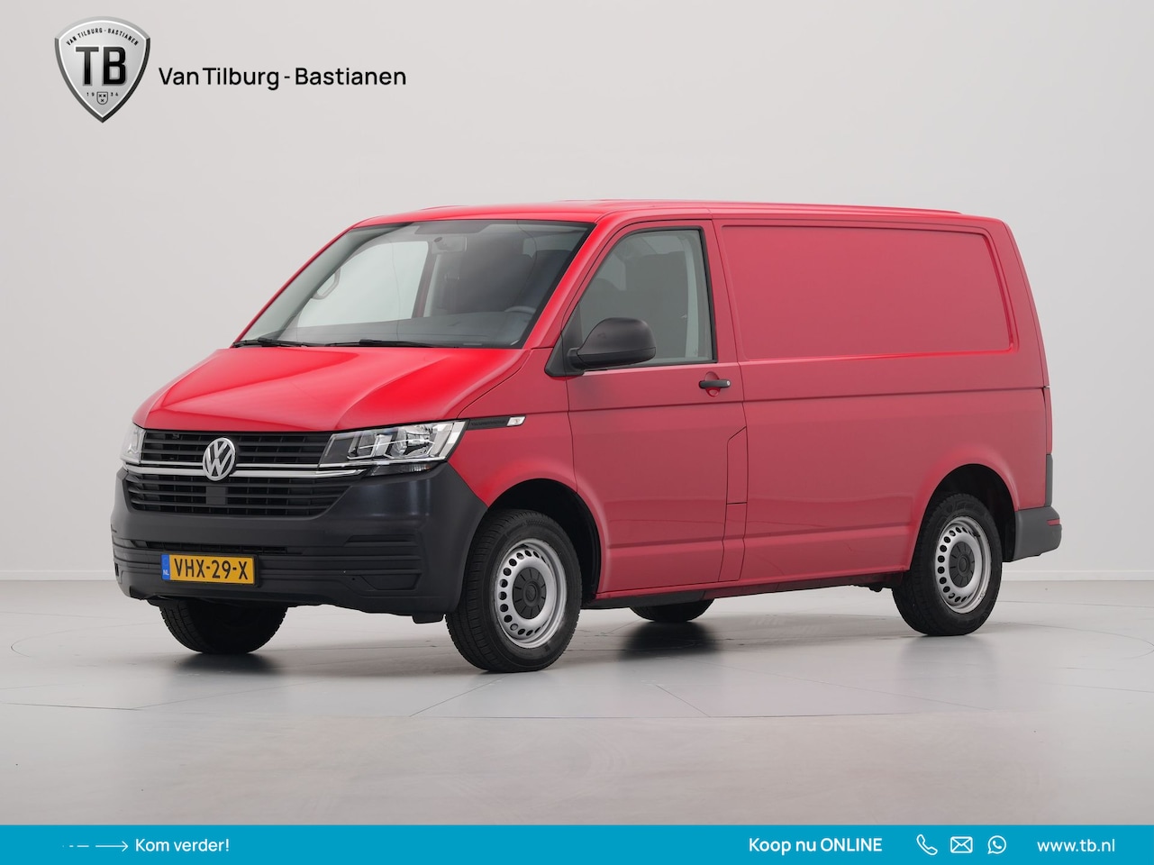 Volkswagen Transporter - 2.0 TDI 110pk L1H1 28 Airco Cruise Bluetooth AllSeason banden - AutoWereld.nl