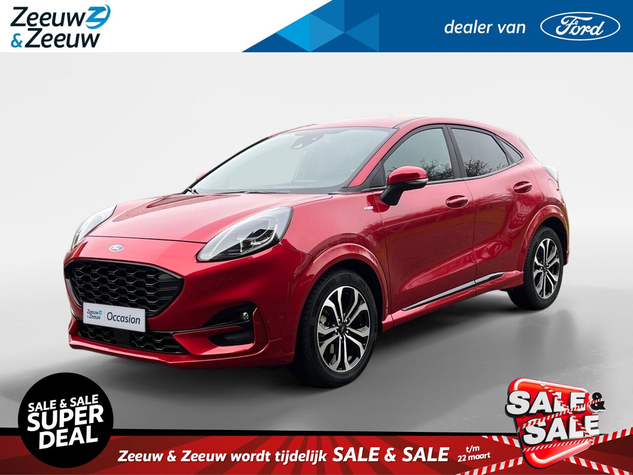 Ford Puma - 1.0 EcoBoost Hybrid ST-Line X | Navigatie | Climate control | Parkeersensoren | Stoel- Stu - AutoWereld.nl