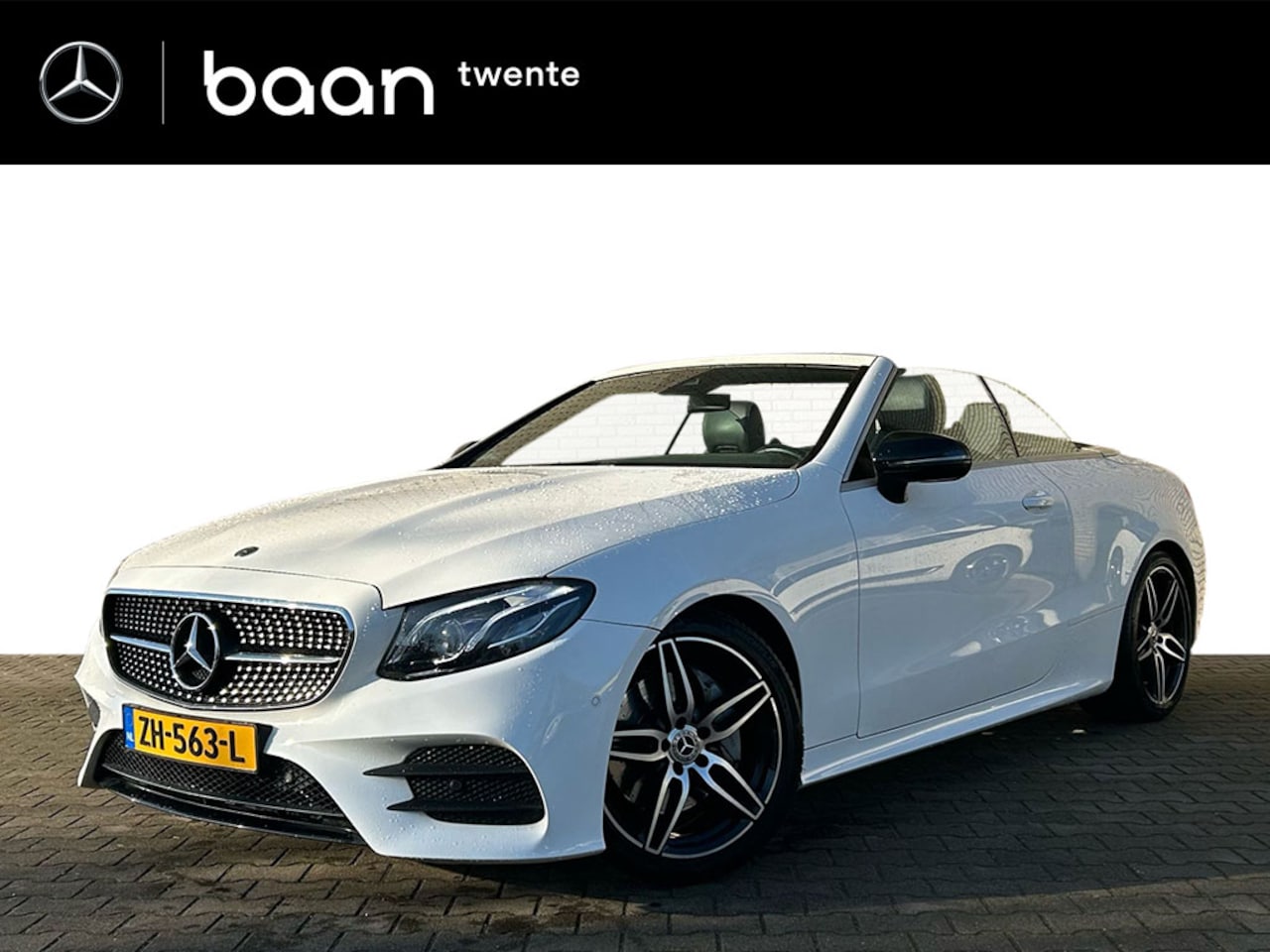 Mercedes-Benz E-klasse Cabrio - 200 AMG Line l Night pakket l Stoel verwarming l Camera l Sfeer verlichting l - AutoWereld.nl