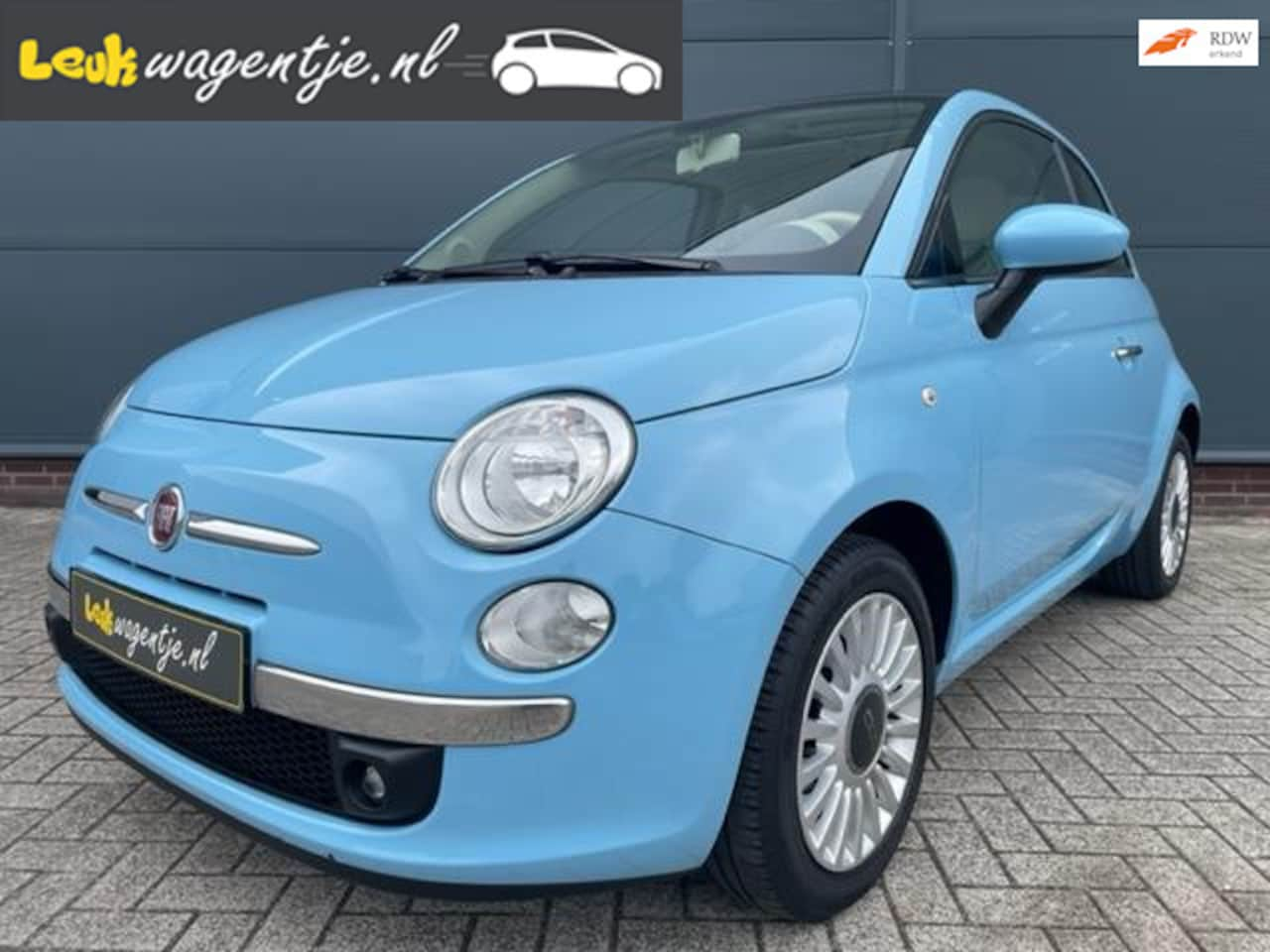 Fiat 500 - 1.2 Lounge *panoramadak *airco *p-sensor *lichtm. - AutoWereld.nl