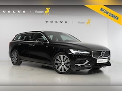 Volvo V60 - T6 340PK Automaat Recharge AWD Inscription Semi-elektrisch inklapbare trekhaak / Lederen b