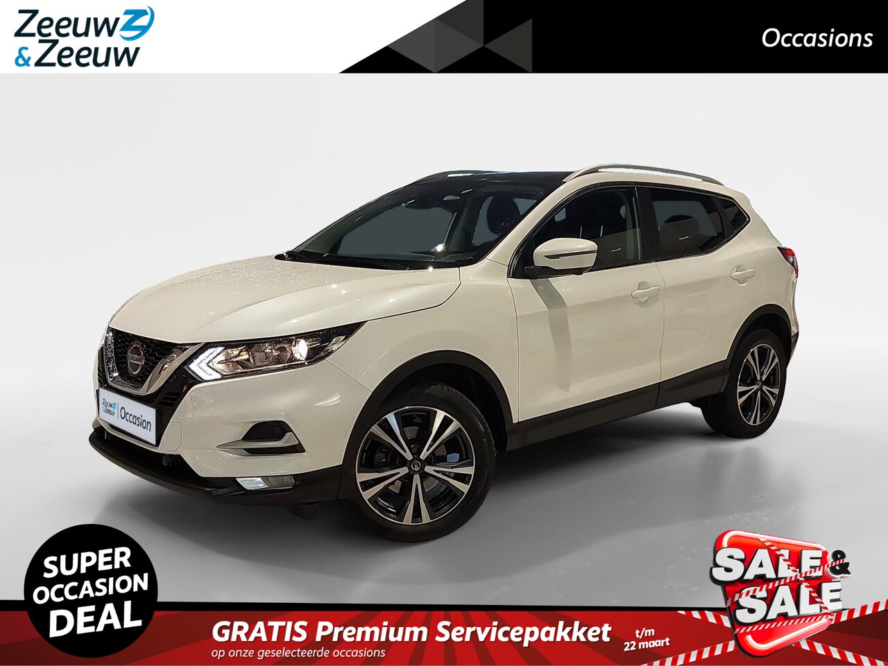 Nissan Qashqai - 1.3 DIG-T Design Edition 159PK AUTOMAAT | Panorama dak | 360-Camera | Parkeersensoren | Tr - AutoWereld.nl