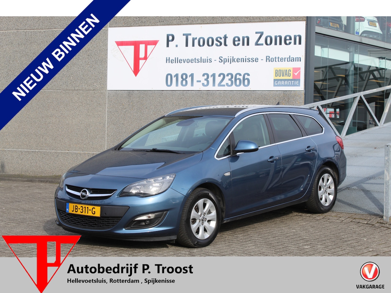 Opel Astra Sports Tourer - 1.4 Turbo Blitz Navigatie/Parkeersensoren/Cruise control/Airco/Bluetooth/Spraakbediening/M - AutoWereld.nl