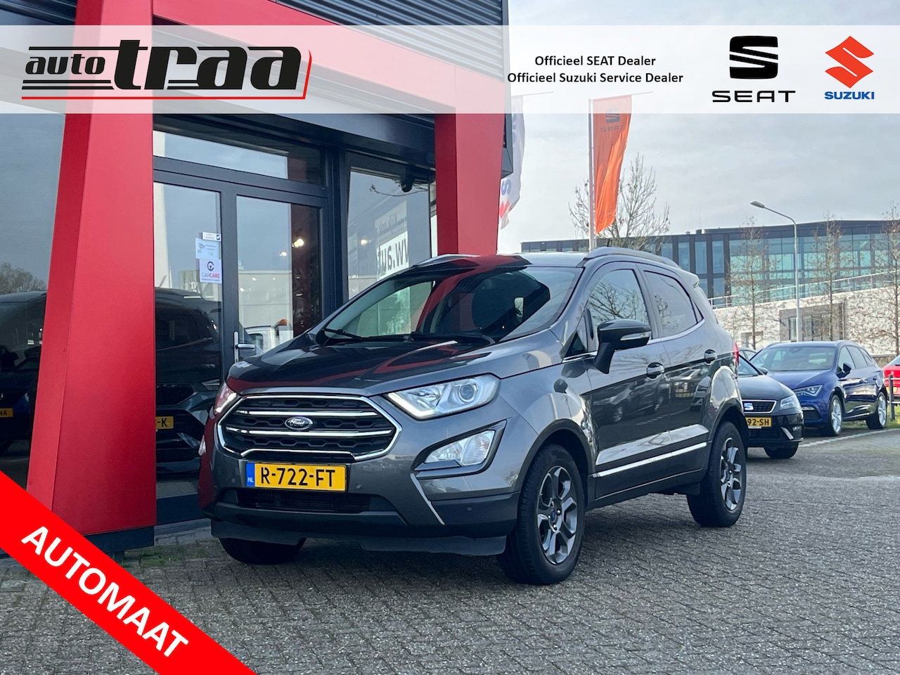 Ford EcoSport - 1.0 EcoBoost Titanium / Automaat / Navigatie / Camera / 16'' LMV / - AutoWereld.nl