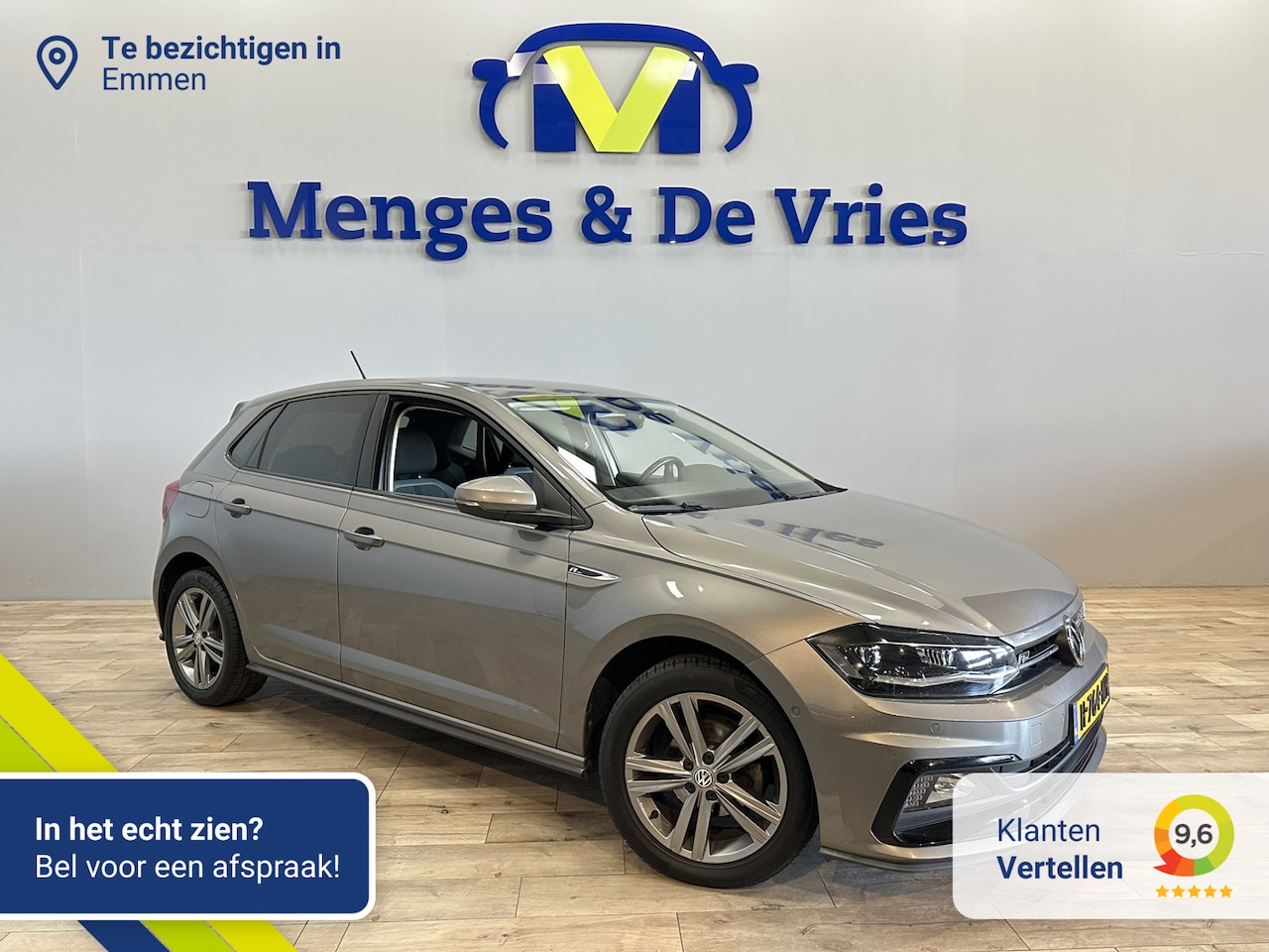 Volkswagen Polo - 1.0 TSI Highline Business R R Line | Airco ECC | LED | Virtual | Adaptive Cruise | Navigat - AutoWereld.nl