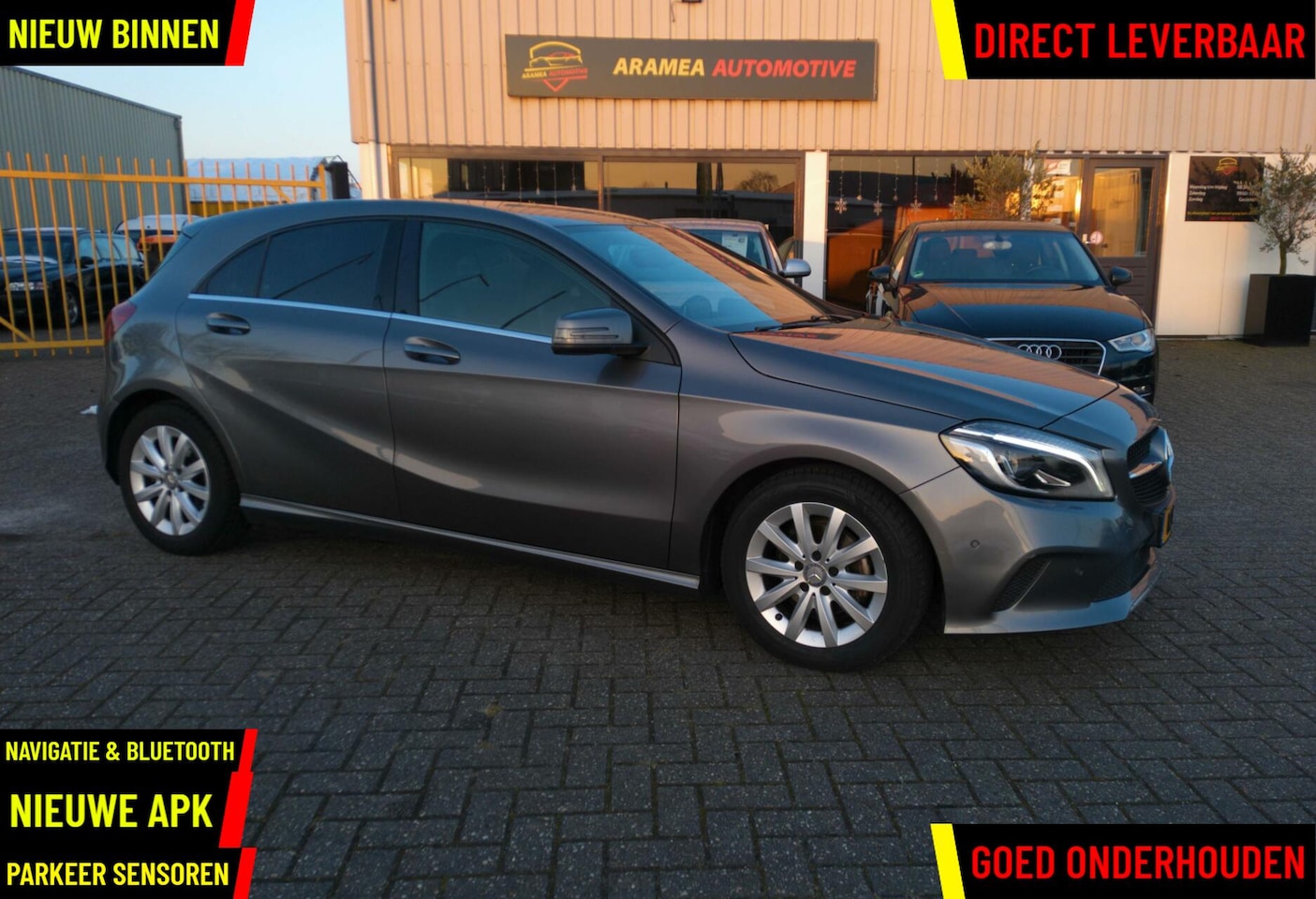 Mercedes-Benz A-klasse - 180 d Lease Edition Ambition 2016 Grijs 5D - AutoWereld.nl