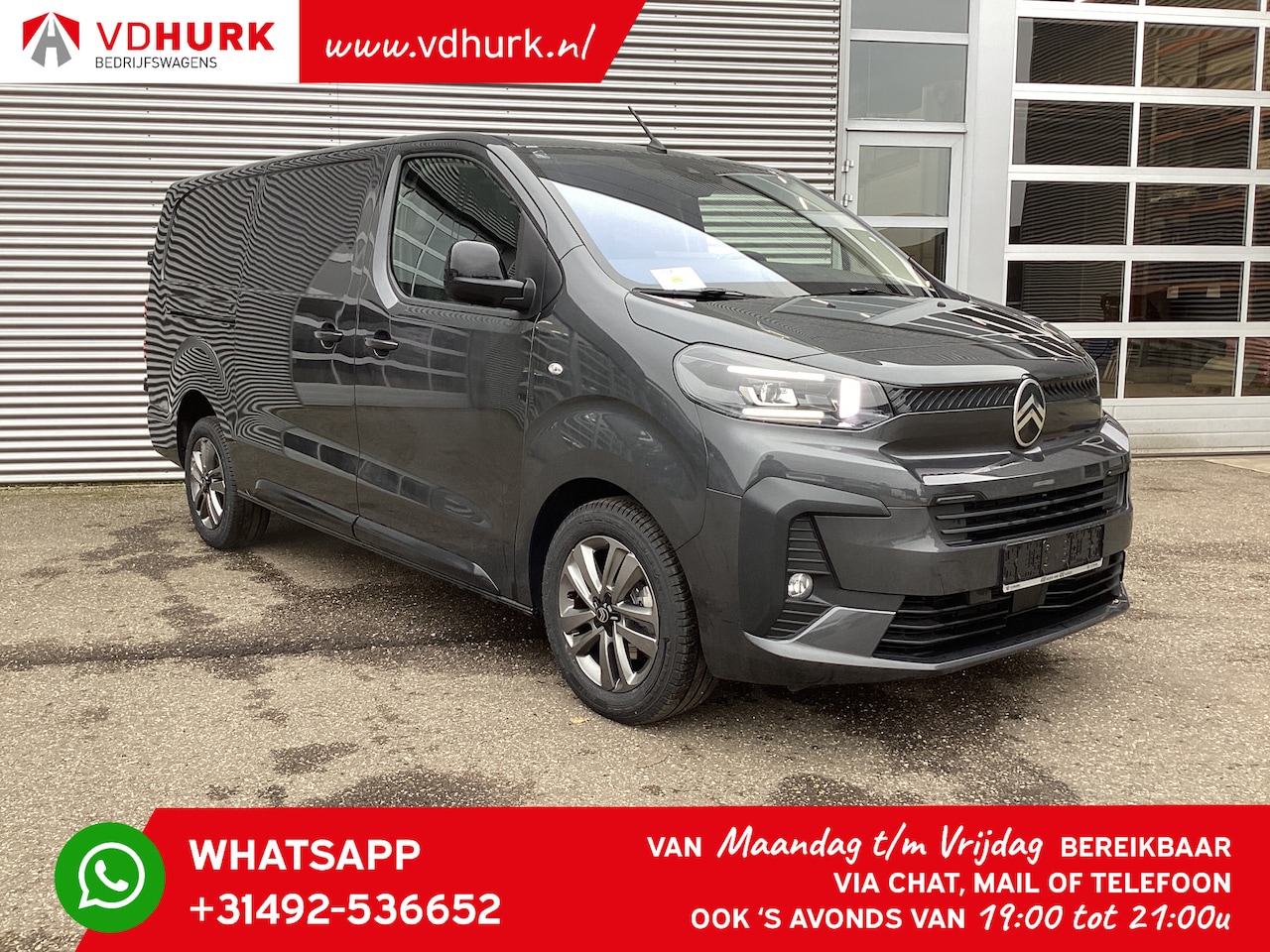 Citroën Jumpy - 2.0 HDI 180 pk Aut. L3 BPM VRIJ! LED/ Virtual cockpit/ Stuurverw./ Navi/ Carplay/ Camera/ - AutoWereld.nl