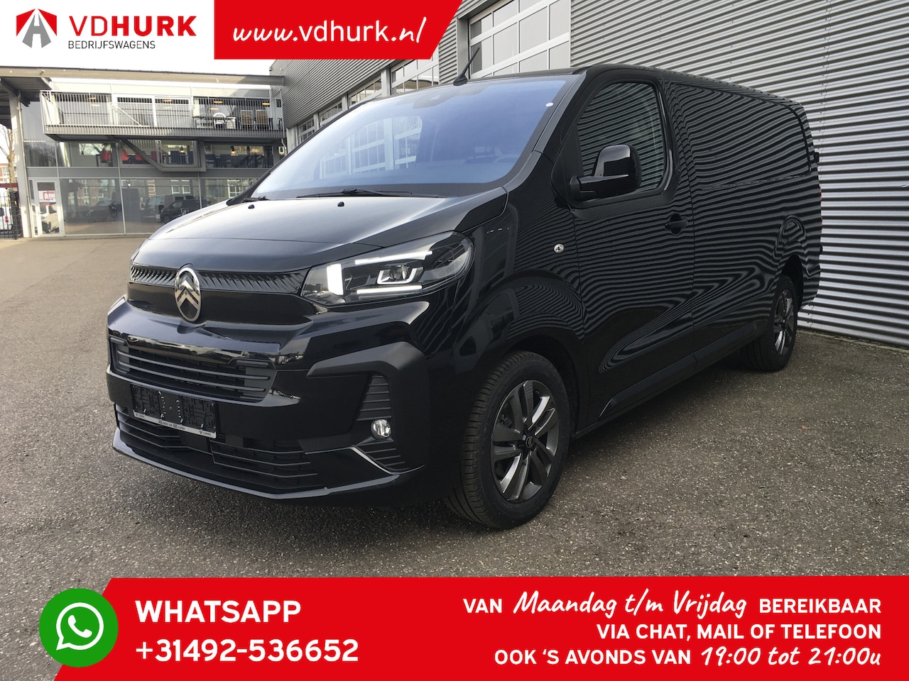 Citroën Jumpy - 2.0 HDI 180 pk Aut. L3 BPM VRIJ! LED/ Virtual cockpit/ Stuurverw./ Navi/ Carplay/ Camera/ - AutoWereld.nl