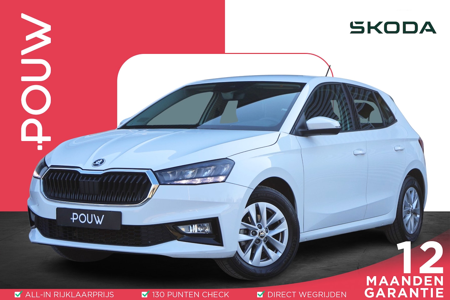 Skoda Fabia - 1.0 TSI 95pk Business Edition | Climate Control | PDC | Smartlink Navigatie | Lm Velgen - AutoWereld.nl