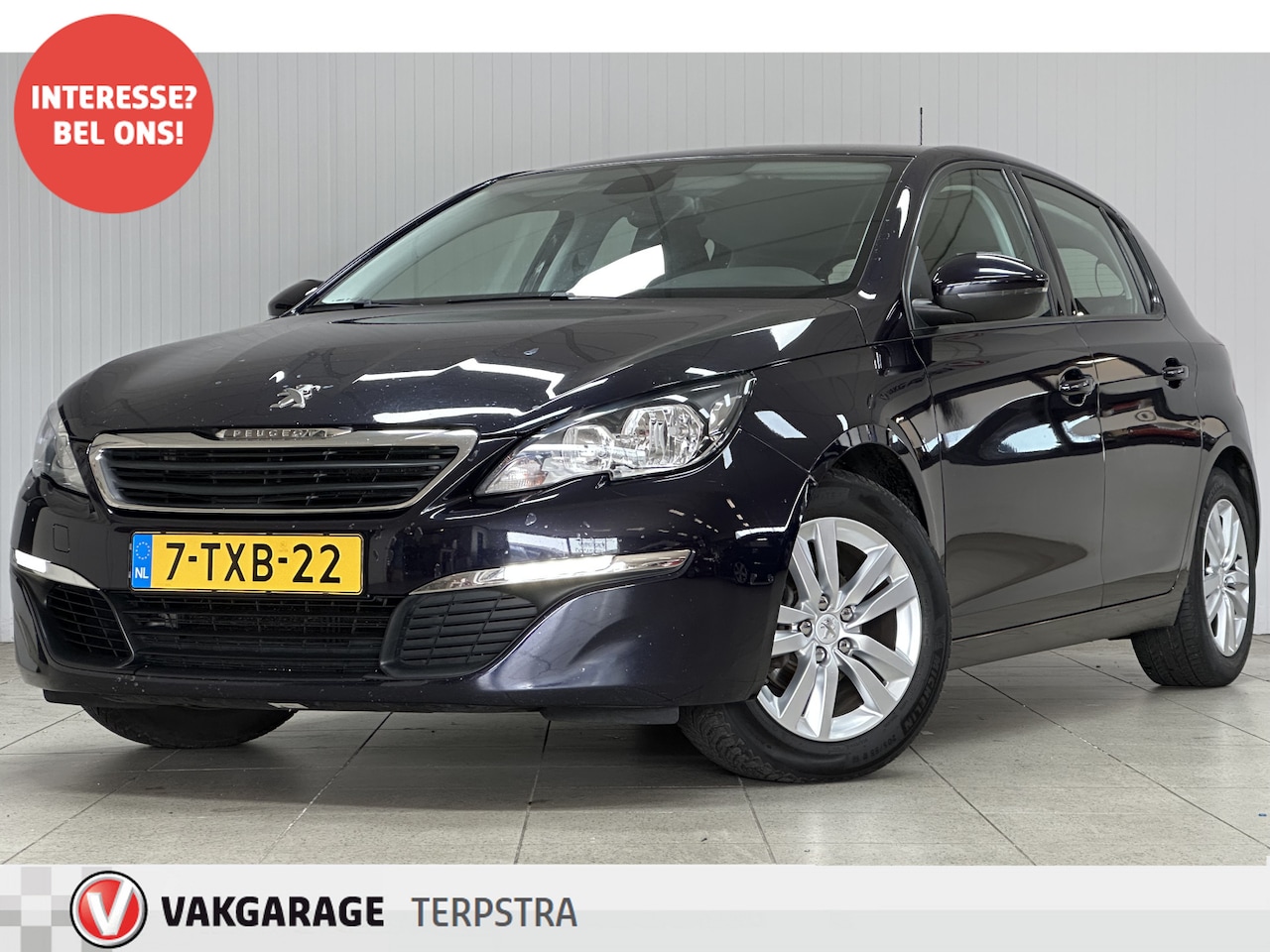 Peugeot 308 - 1.2 VTi Active/ D-Riem V.V 148.000KM!/ 16''LMV/ Clima/ Navi/ Cruise/ Bluetooth/ Multi.LEDE - AutoWereld.nl