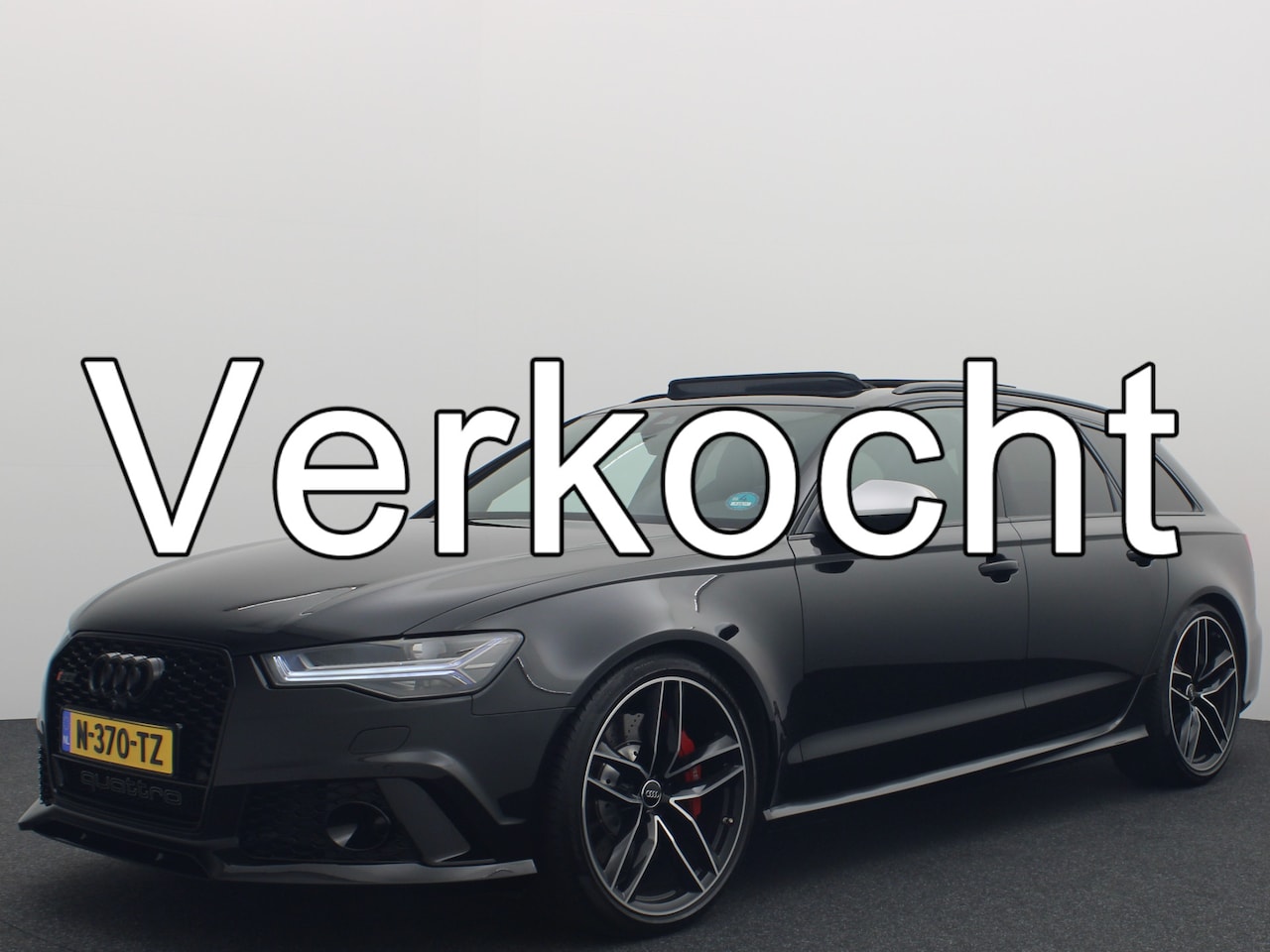 Audi A6 Avant - 4.0 TFSI RS 6 quattro TREKHAAK / PANORAMADAK / RS-ZETELS / 21'' / LUCHTVERING / 360GR CAME - AutoWereld.nl