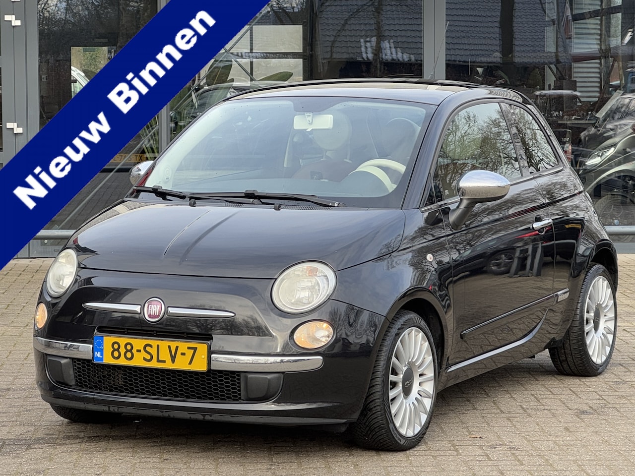 Fiat 500 - 0.9 TwinAir Lounge/Dakje/Airco/Leer - AutoWereld.nl