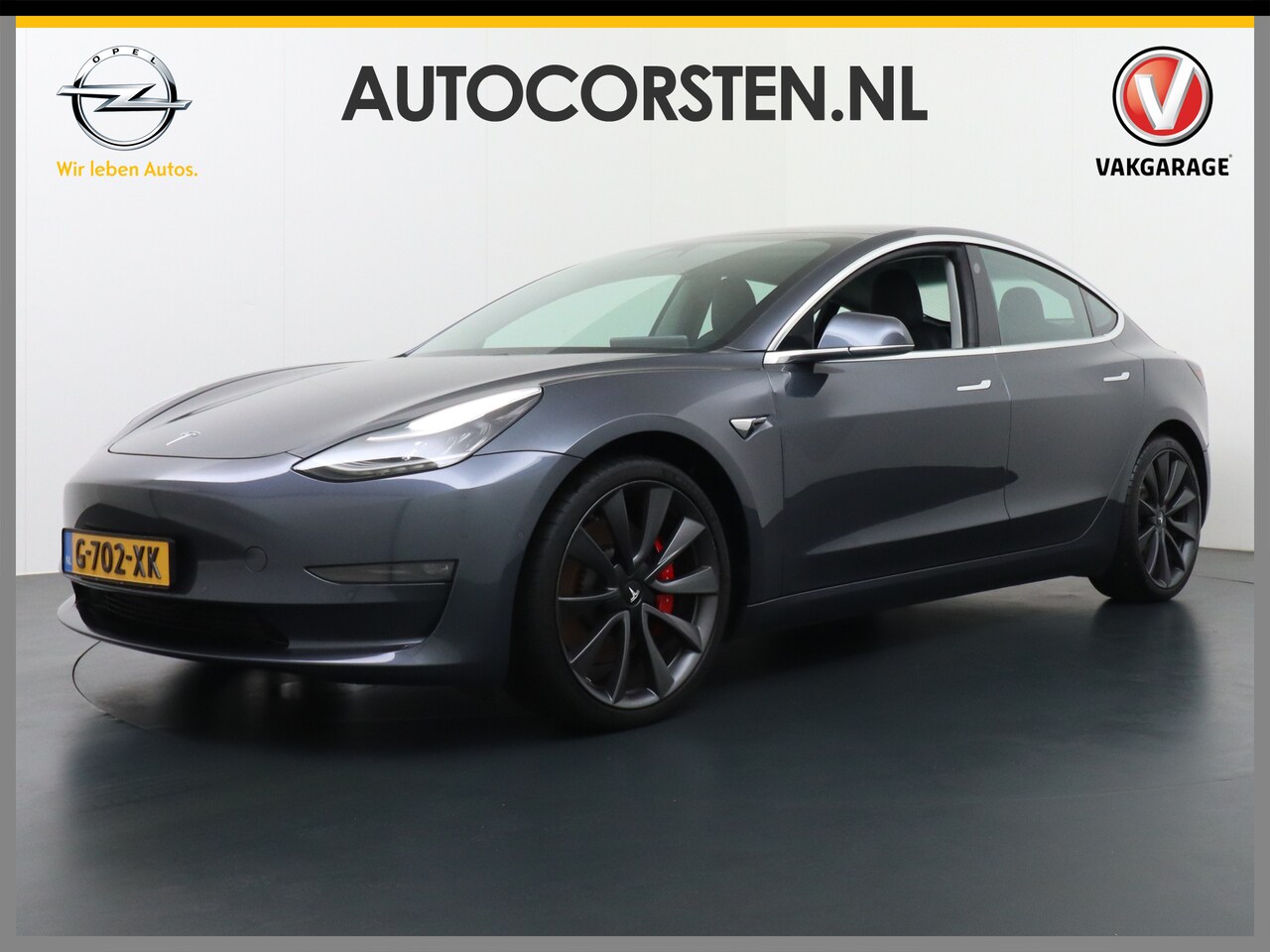 Tesla Model 3 - Performance 513pk 3,4 sec 0-100 ! Lmv 20" FSD-3 computer AutoPilot Carbon-Spoiler Premium- - AutoWereld.nl