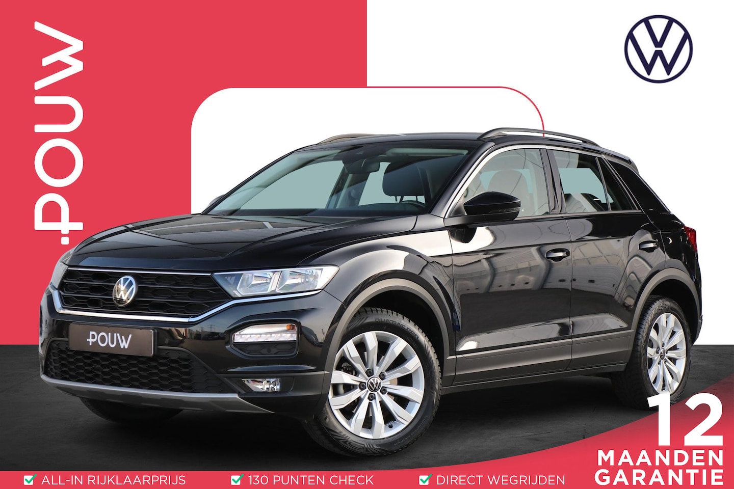 Volkswagen T-Roc - 1.5 TSI 150pk DSG Style | Navigatie | Trekhaak | Parkeersensoren - AutoWereld.nl