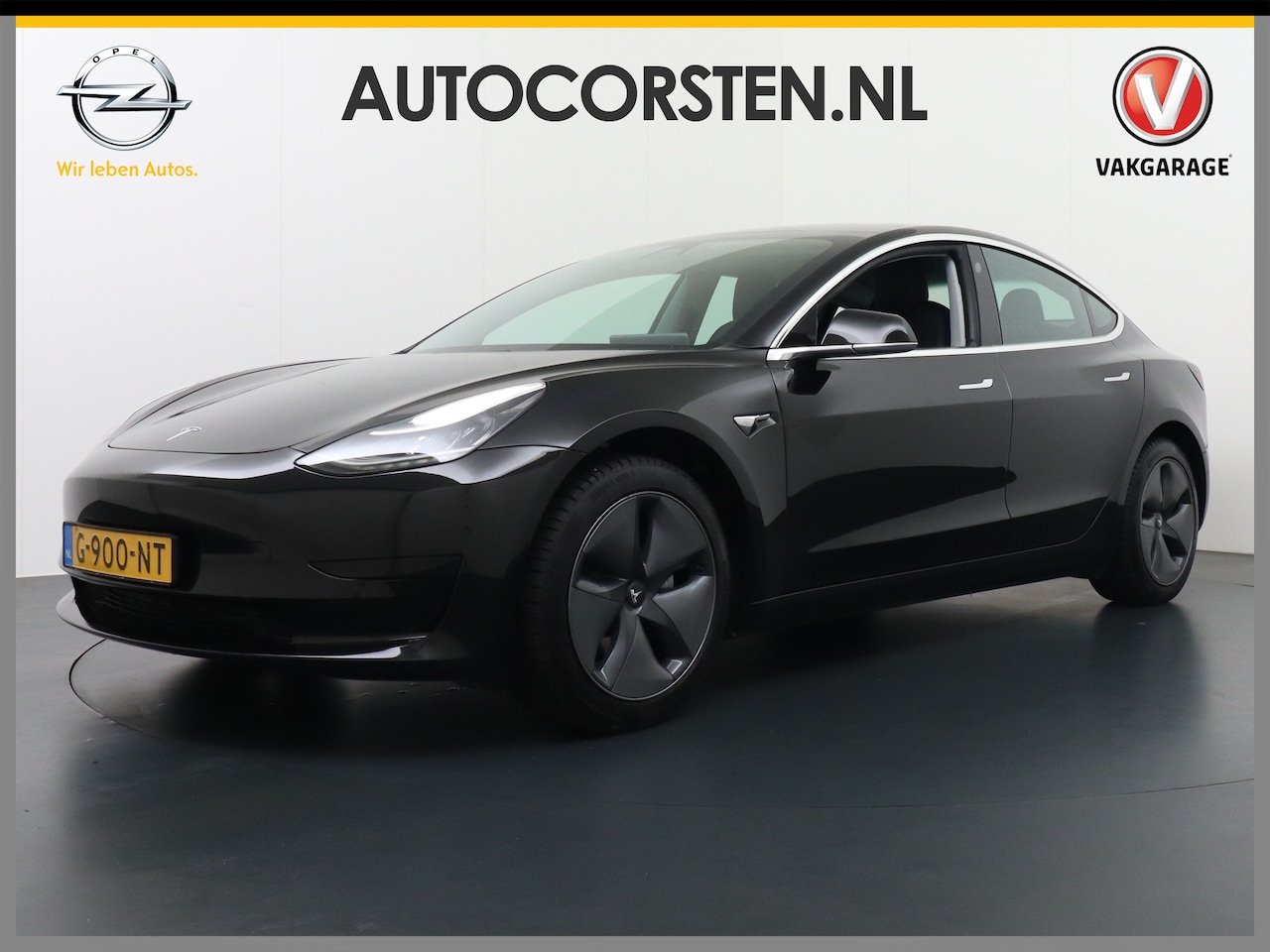 Tesla Model 3 - SR+60kWh 325PK 18" AutoPilot 2.5 Leder PanoDak Adaptive Cruise Camera's Elektr.-Stuur+Stoe - AutoWereld.nl