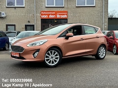 Ford Fiesta - 1.0 EcoBoost Titanium 101Pk Pano Navi Leder Keyless Led Adapt Cruise Ctr Climate Ctr Full