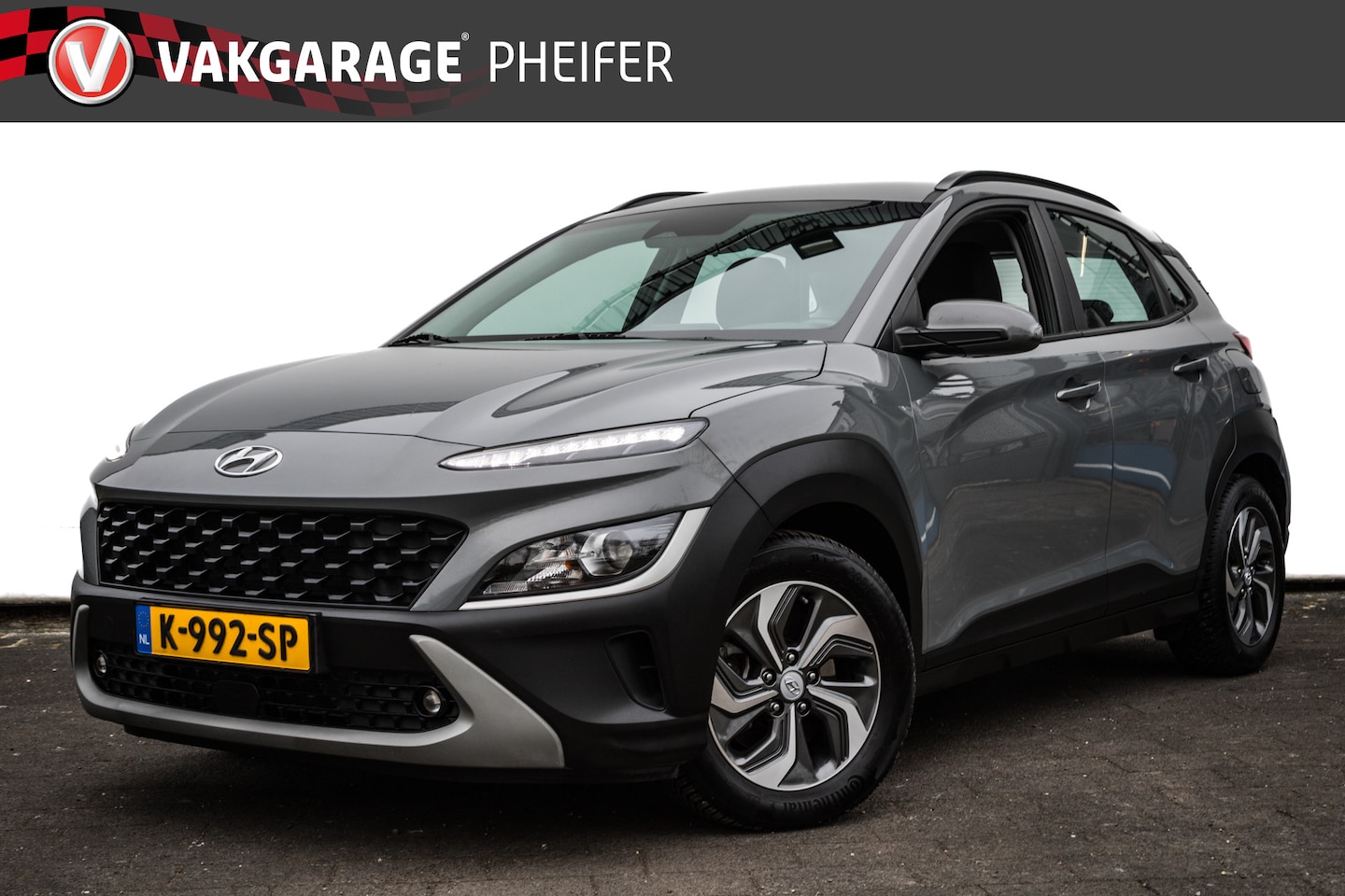 Hyundai Kona - 1.6 GDI Aut. Hybride Comfort Smart Trekhaak/ Camera/ Carplay/ Navigatie/ Adapt. cruise/ Da - AutoWereld.nl