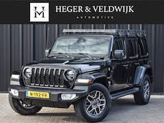 Jeep Wrangler Unlimited - 4xe 380 Sahara NL AUTO | DEALER ONDERHOUDEN | LEDEREN BEKLEDING | DAB+ | STOELVERWARMING |