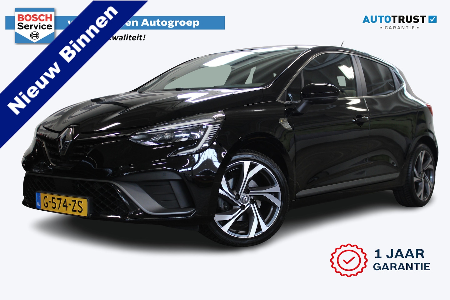 Renault Clio - 1.3 TCe R.S. Line | Automaat | Incl. 12 maanden garantie | 1ste eigenaar! | Adaptive cruis - AutoWereld.nl