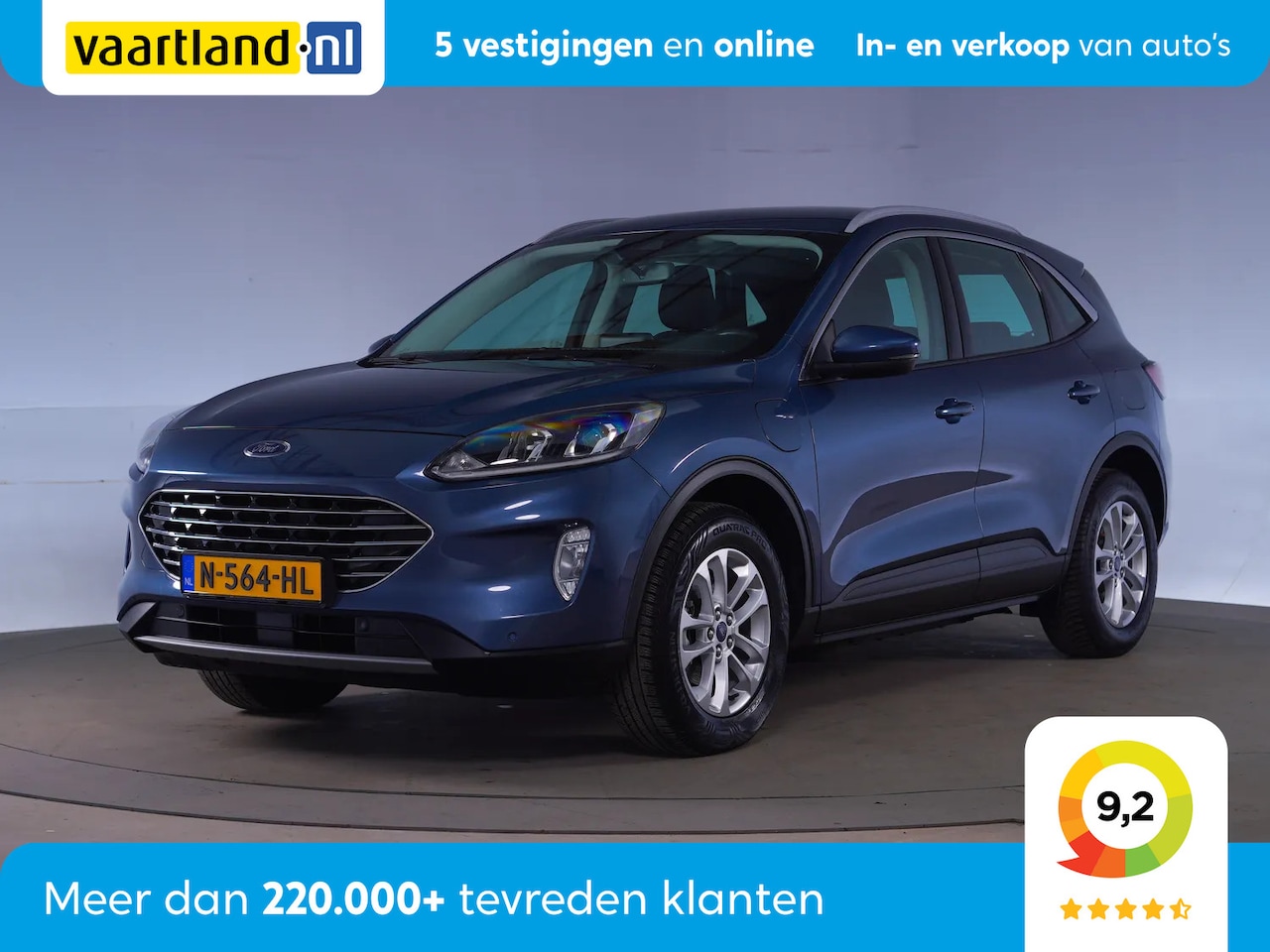 Ford Kuga - 2.5 PHEV Titanium [ Camera Nav Keyless Carplay ] - AutoWereld.nl