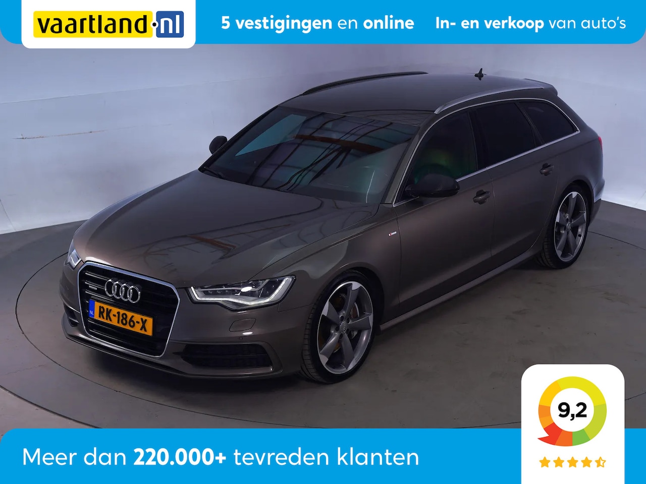 Audi A6 - 3,0 TFSI Quattro S-Line [ Navigatie Leer Cruise Automaat] - AutoWereld.nl