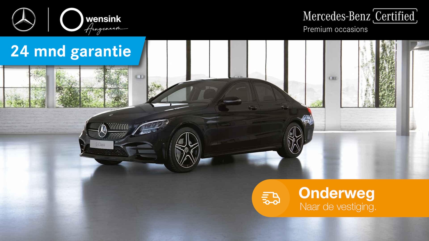 Mercedes-Benz C-klasse - 180 Business Solution AMG | Achteruitrijcamera | Stoelverwarming | - AutoWereld.nl