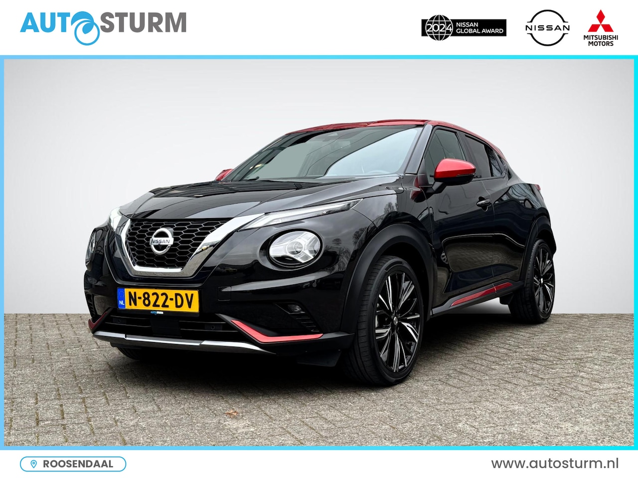 Nissan Juke - 1.0 DIG-T N-Design Full Options! | Trekhaak | BOSE Audio | Leder/Alcantara | 360° Camera | - AutoWereld.nl