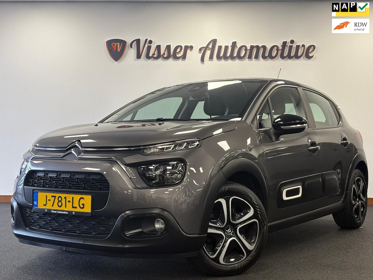 Citroën C3 - 1.2 PureTech Feel Nationale Auto Pas*NAP*Airco*Led*Navi*Cruise-Control*PDC*Apple Carplay** - AutoWereld.nl