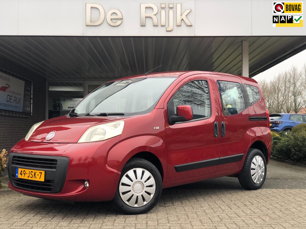 Fiat Qubo - 1.4 Dynamic 2-ZITS, IDEAAL VOOR HONDENVERVOER!| Airco, El. Ramen/Spiegels, Radio CD Speler - AutoWereld.nl