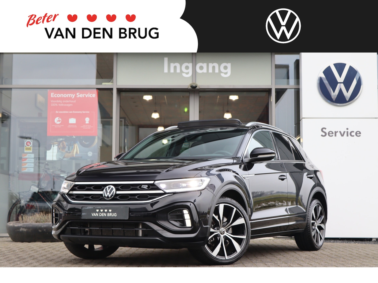 Volkswagen T-Roc - 1.5 TSI 150 pk DSG R-Line Business | Navigatie | Panoramadak | App Connect | IQ Light | PD - AutoWereld.nl