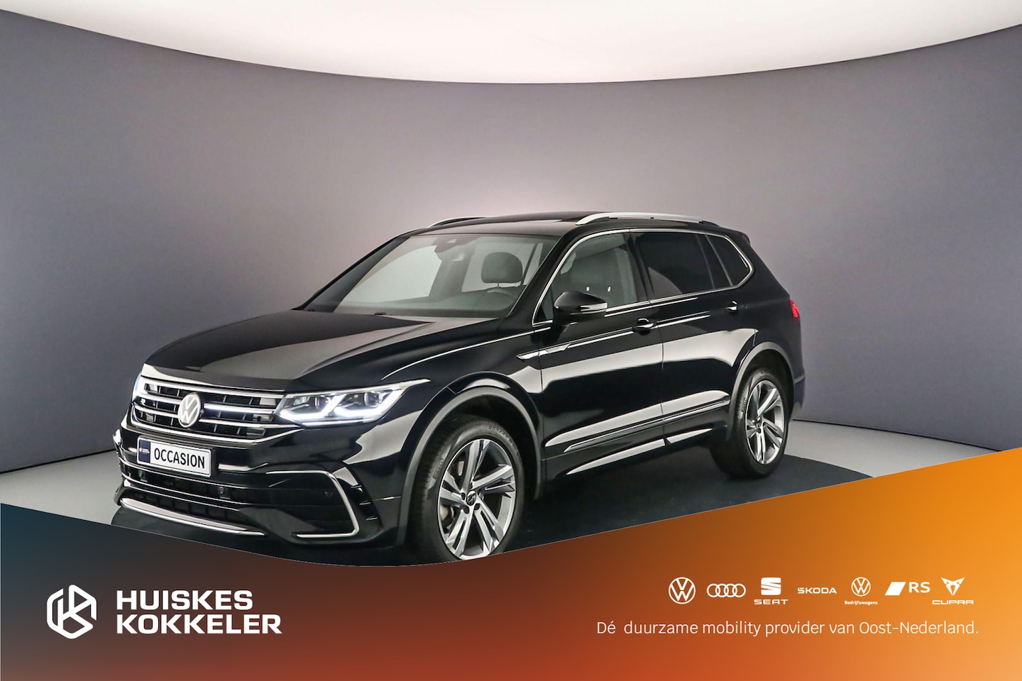 Volkswagen Tiguan Allspace - R-Line Business+ 7p. 1.5 TSI 150pk DSG Automaat Panoramadak, 3e zitrij, Harman Kardon audi - AutoWereld.nl