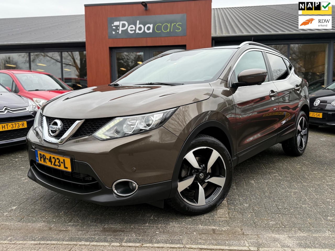 Nissan Qashqai - 1.2 Tekna * Automaat*Navigatie*360 Camera*Panoramadak*Originele Nederlandse Auto!!! - AutoWereld.nl