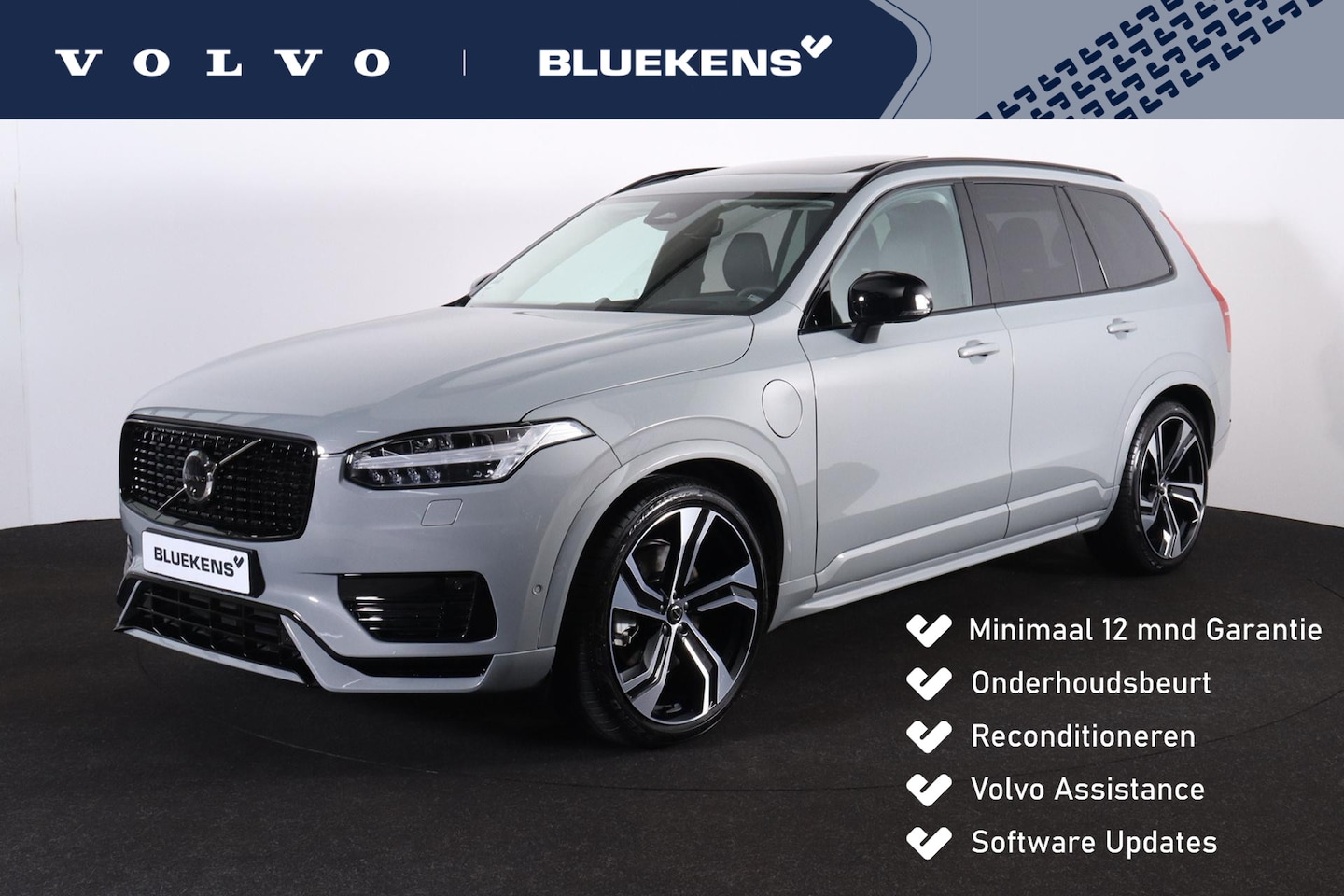 Volvo XC90 - T8 Recharge AWD Ultra Dark - LONG RANGE - Luchtvering - Panorama/schuifdak - IntelliSafe A - AutoWereld.nl