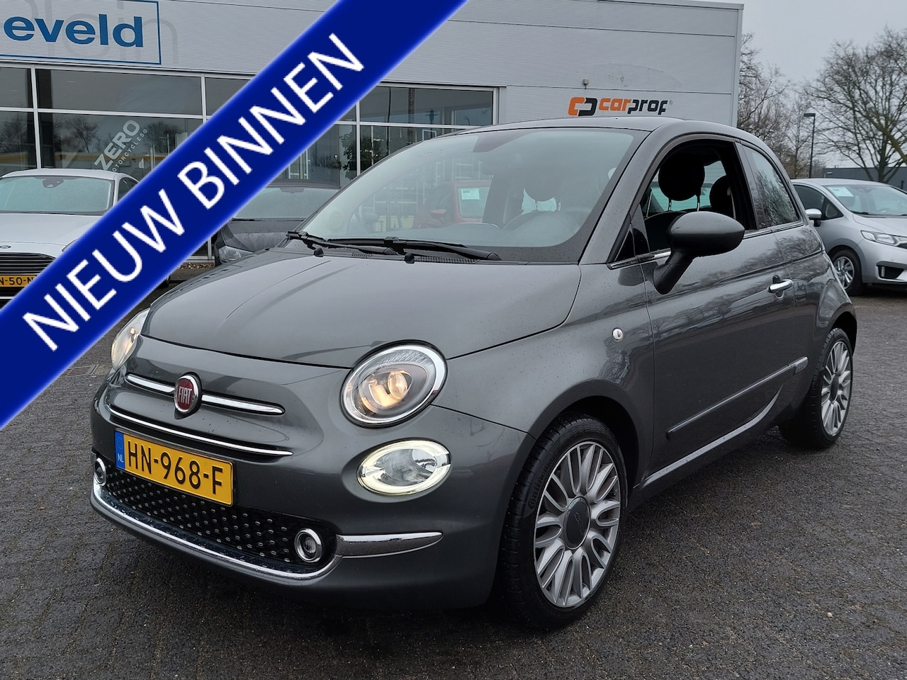 Fiat 500 - 0.9 TwinAir Turbo 80pk Dualogic Lounge Style + Business Pack | Origineel NL | Navi | Clima - AutoWereld.nl