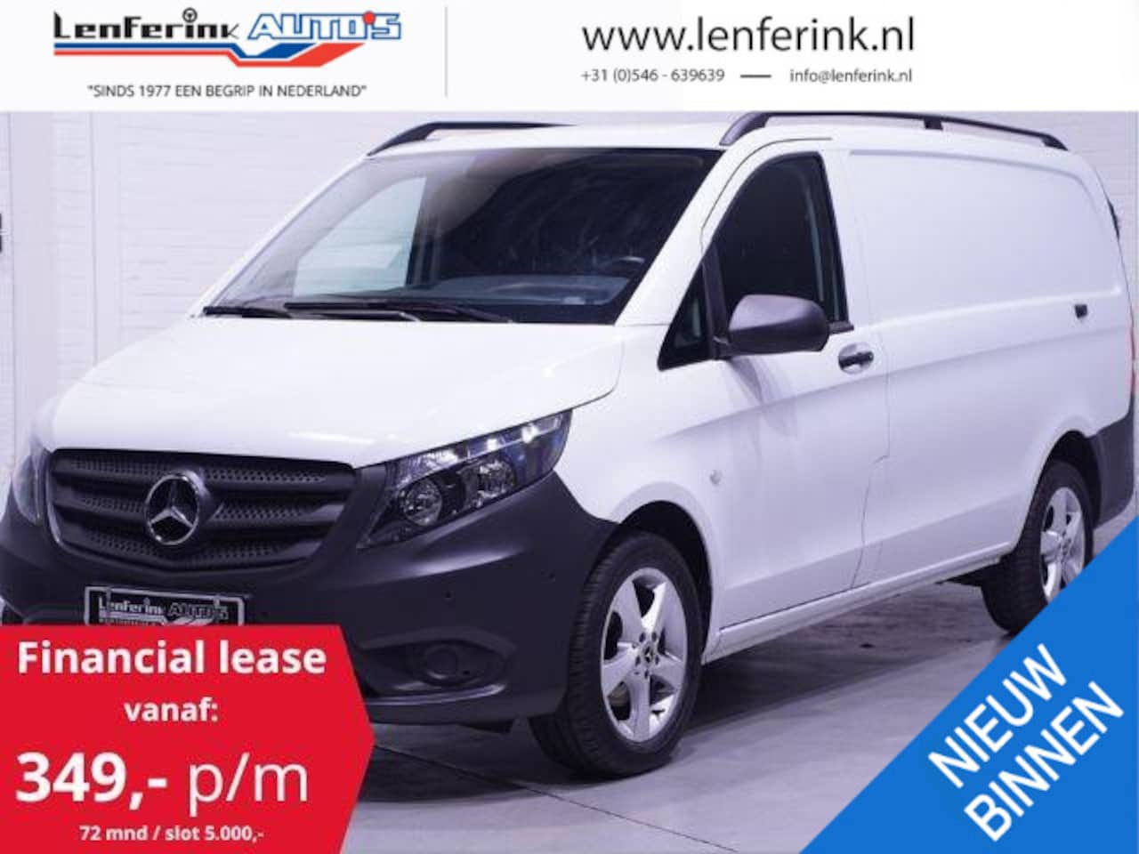 Mercedes-Benz Vito - 116 CDI 163 pk L2 Aut. Navi, Camera, 17" LMV Mercedes Benz Vito 116 CDI 163 pk Lang Aut. N - AutoWereld.nl