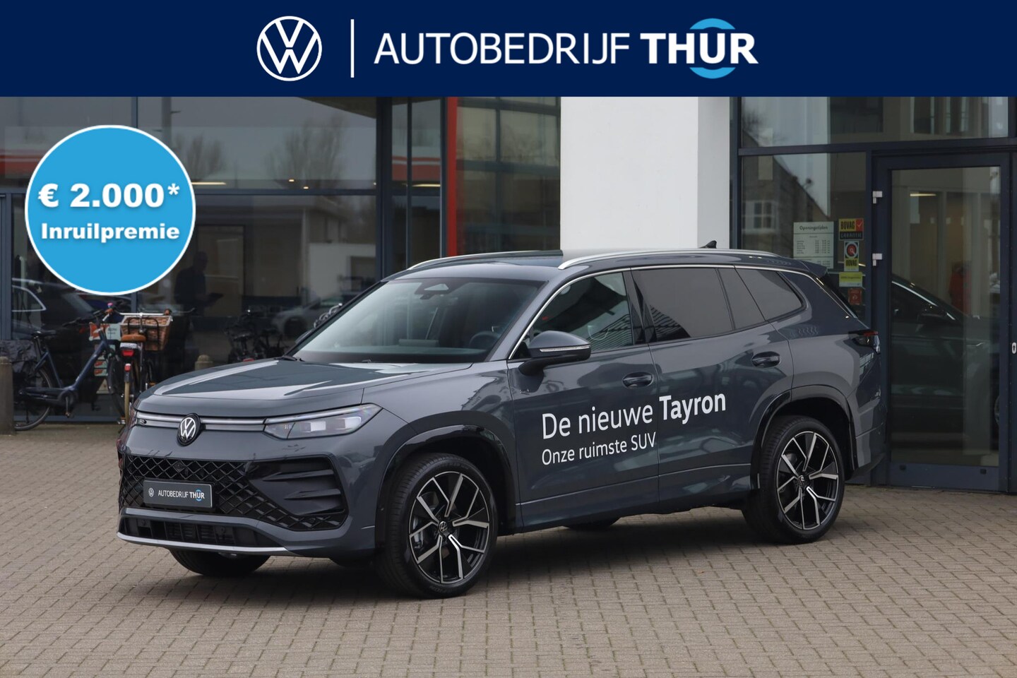 Volkswagen Tayron - 1.5 eTSI R-Line Edition 7p. 1.5 eTSI R-Line Edition 7p. 150PK / 110kW, 7 pers. / 3e zitrij, rondomzichtcamera, elektr. - AutoWereld.nl