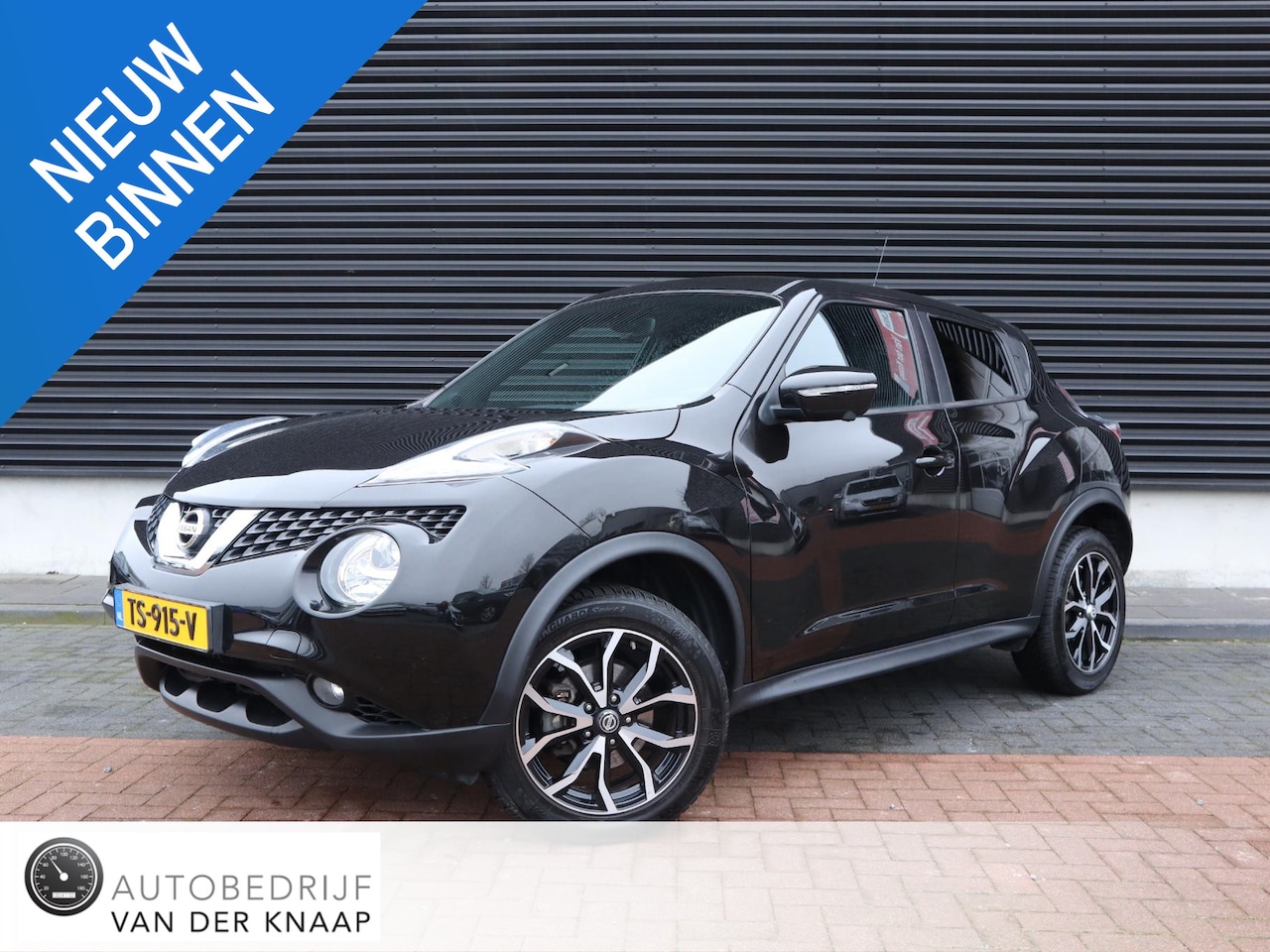 Nissan Juke - 1.6 Tekna | Airco | Cruise | Navi | Leder | Stoelverwarming | Xenon | Multimedia | 360 Cam - AutoWereld.nl