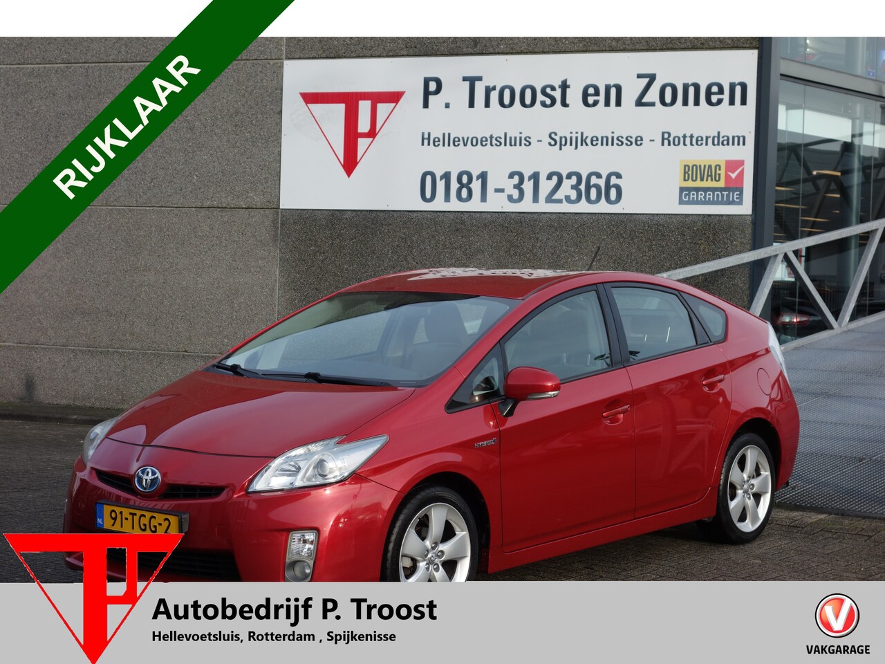 Toyota Prius - 1.8 Comfort AUTOMAAT/NAVI/CLIMA-AIRCO/L.M VELGEN/BLEUTOOTH. - AutoWereld.nl